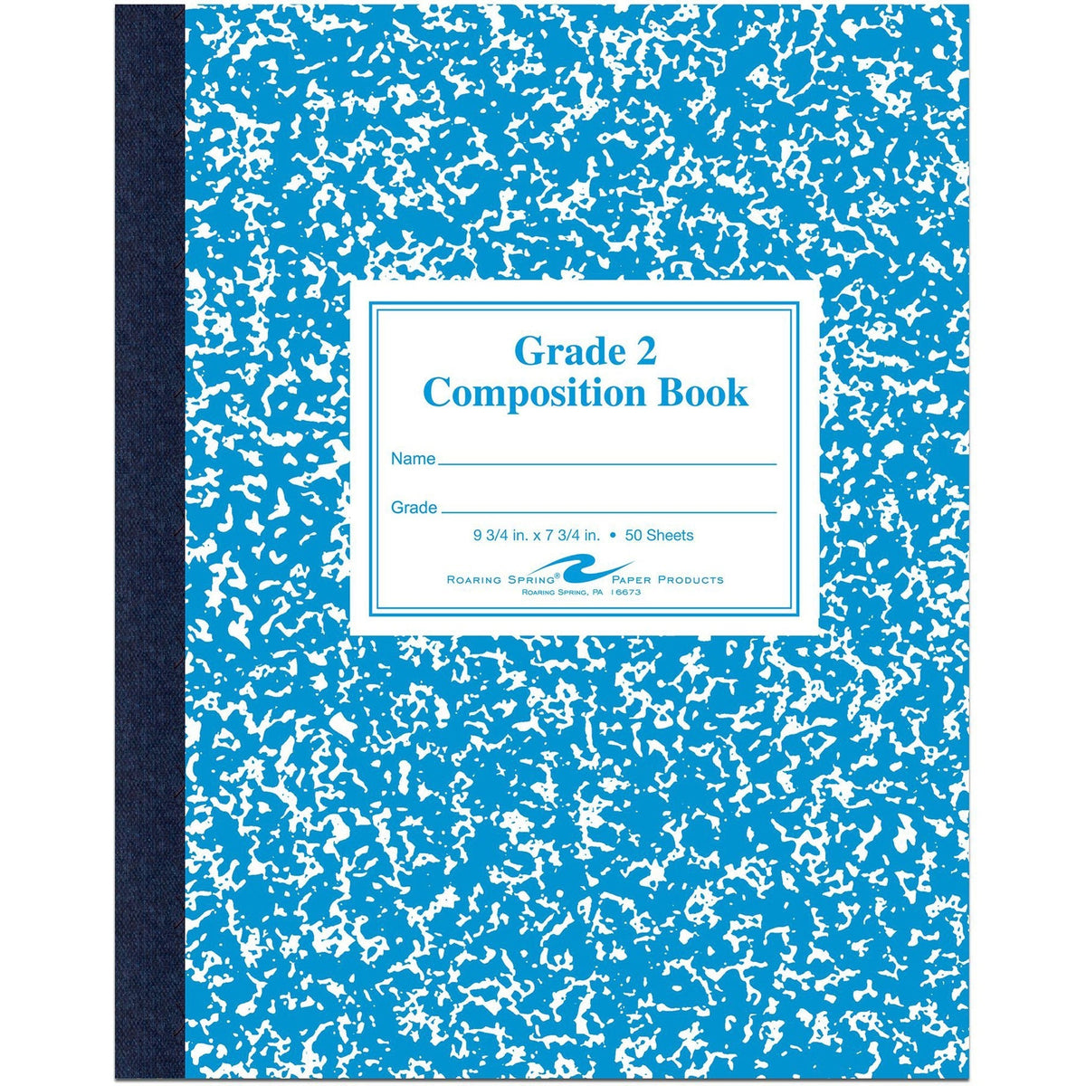 Roaring Spring Grade School Ruled Marble Flexible Cover Composition Book - 2000