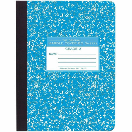 Roaring Spring Grade School Ruled Marble Hard Cover Composition Book - Alternate-Image1