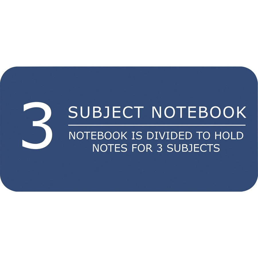 Roaring Spring Lefty 3 Subject College Ruled Left Handed Spiral Notebook - Alternate-Image4