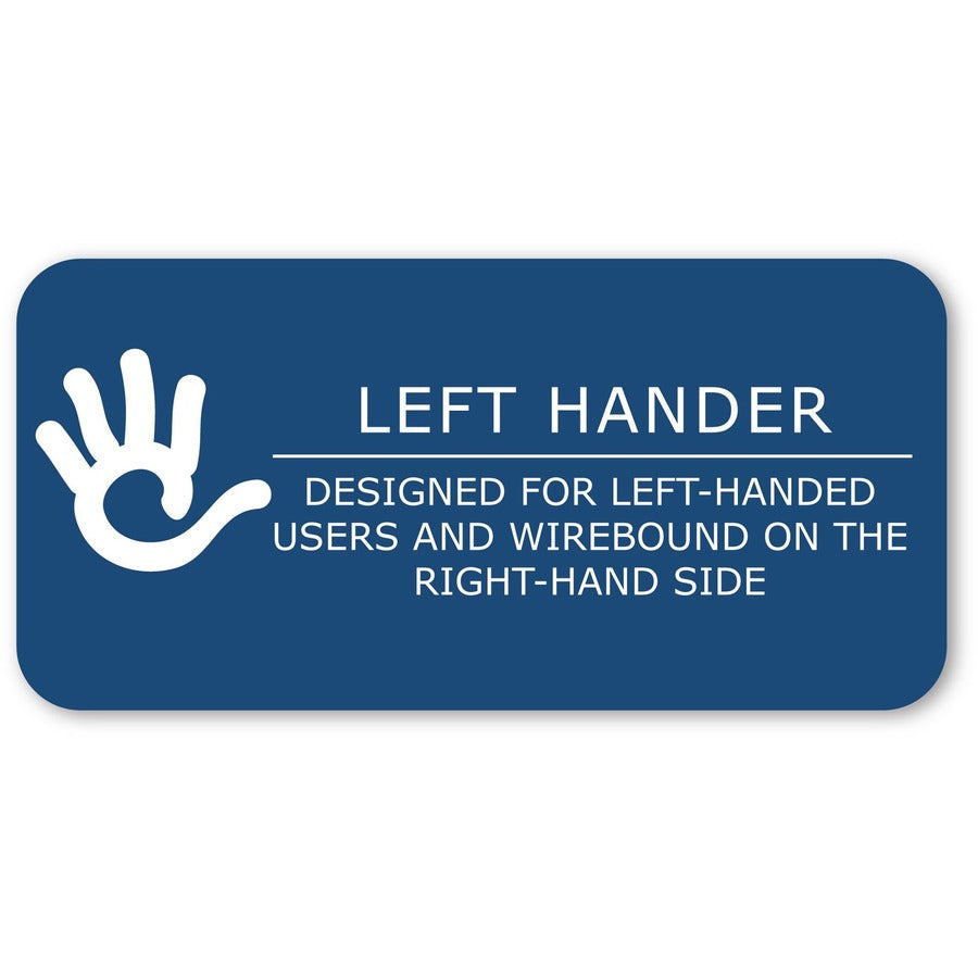 Roaring Spring Lefty Subject Wide Ruled Left Handed Spiral Notebook - Alternate-Image6
