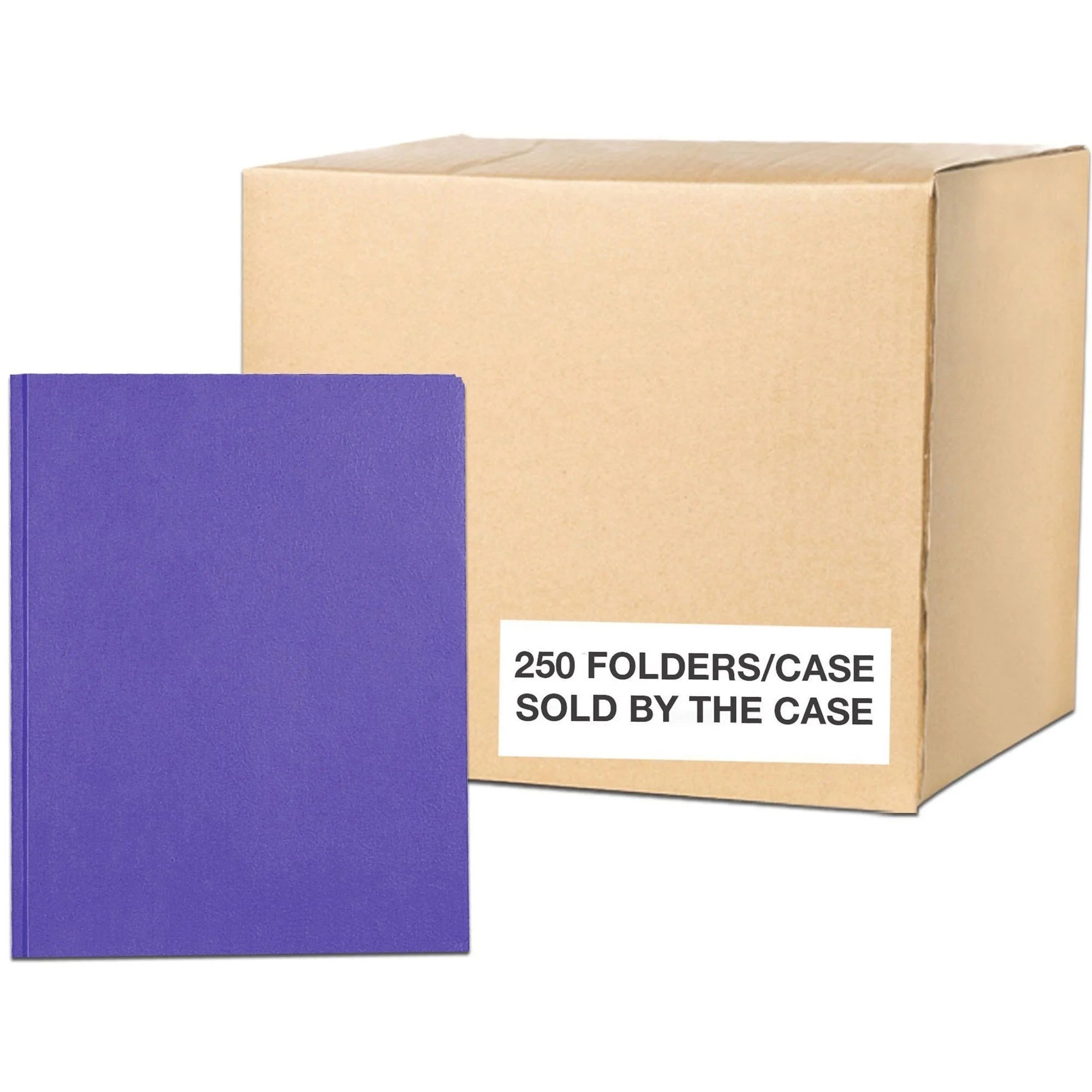 Roaring Spring Letter Fastener Folder - Purple 50 Sheets 3 Prong Fasteners - Pocket Folders