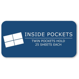Roaring Spring Letter Pocket Folder - Heavy Duty 50 Sheets Capacity - Report Covers