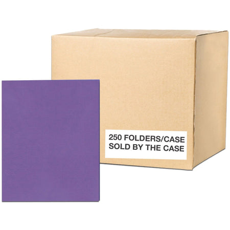 Roaring Spring Letter Pocket Folder - Purple - 50 Sheets Capacity - Folders