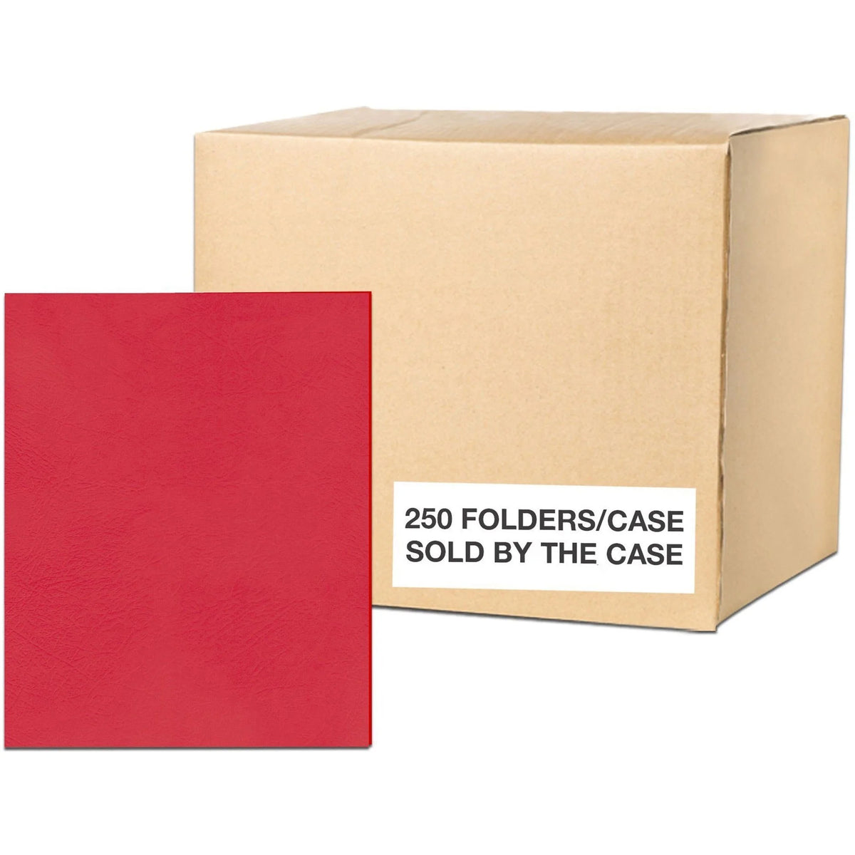 Roaring Spring Letter Pocket Folder - Red - 50 Sheets Capacity - Folders