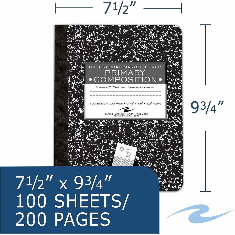 Roaring Spring Marble Comp Picture Story Notebook - Alternate-Image2