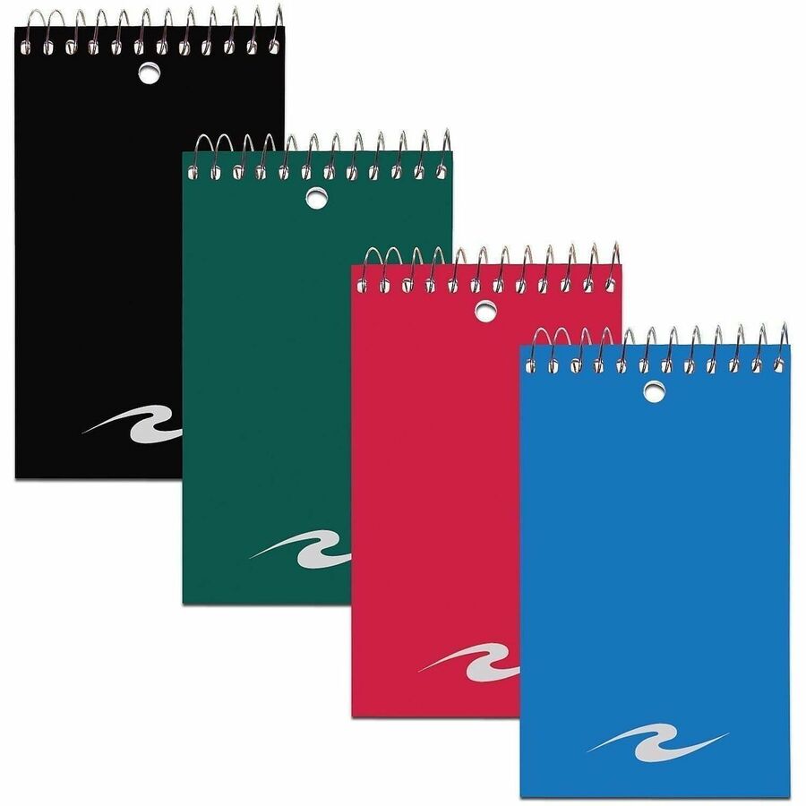 Roaring Spring Narrow Ruled Topbound Spiral Memo Pad Book - Alternate-Image1