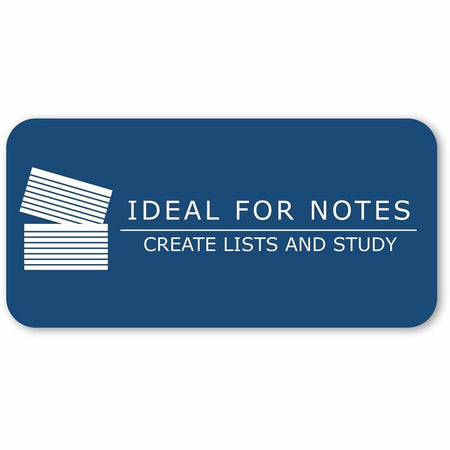 Roaring Spring PaperTrail Ruled Index Cards - 100 Sheets - 200 Pages - Printed - Front Ruling Surface - 43 lb Basis