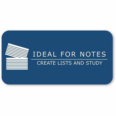 Roaring Spring PaperTrail Ruled Index Cards - 100 Sheets - 200 Pages - Printed - Front Ruling Surface - 43 lb Basis