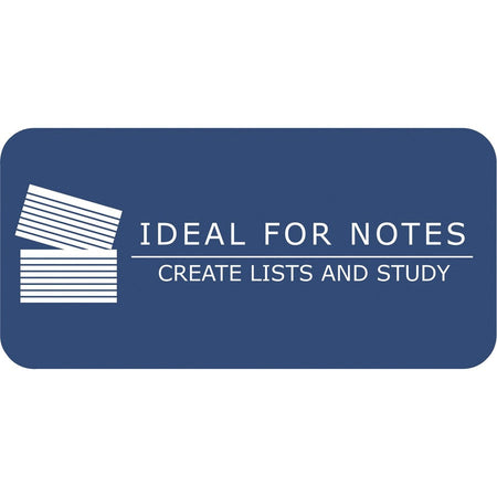 Roaring Spring PaperTrail Ruled Index Cards - 200 Sheets - 400 Pages - Printed - Front Ruling Surface - 43 lb Basis