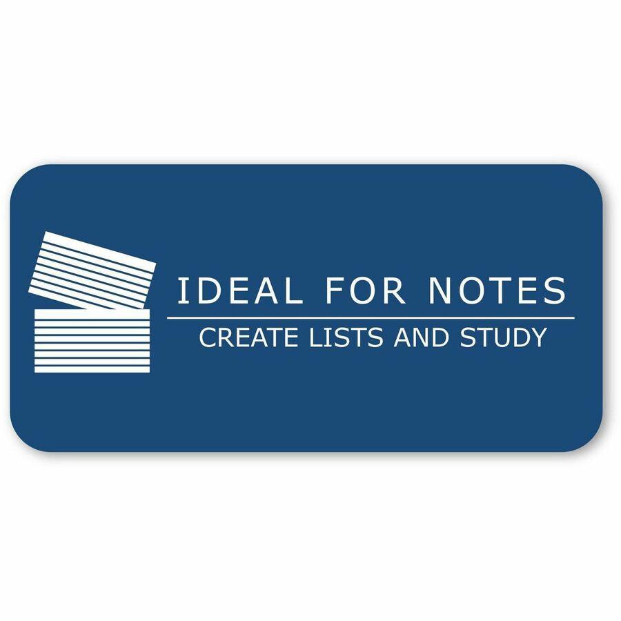 Roaring Spring PaperTrail Unruled Index Cards - 100 Sheets - 200 Pages - Plain - 43 lb Basis Weight - 160 g/m² Grammage