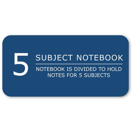 Roaring Spring Premium College Ruled Five Subject Spiral Notebook - Alternate-Image6