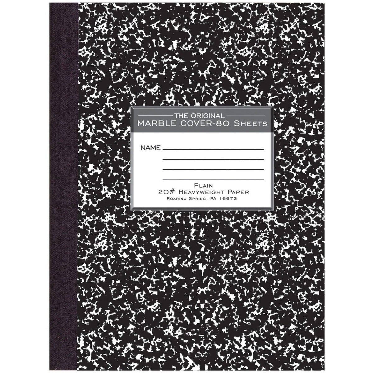 Roaring Spring Signature Collection Unruled Oversized Hard Cover Composition Book - 2000