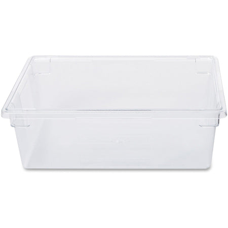 Rubbermaid Commercial 12.5-Gallon Food/Tote Box - Transporting Storing - Dishwasher Safe - Clear - Plastic