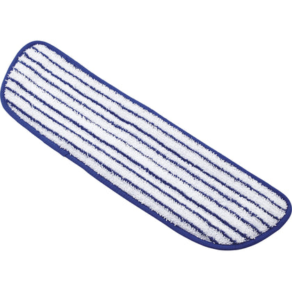 Rubbermaid Commercial 18’’ Microfiber Finish Mop - 5.5’’ Width x Length - MicroFiber - 6 / Carton - Mops & Refills