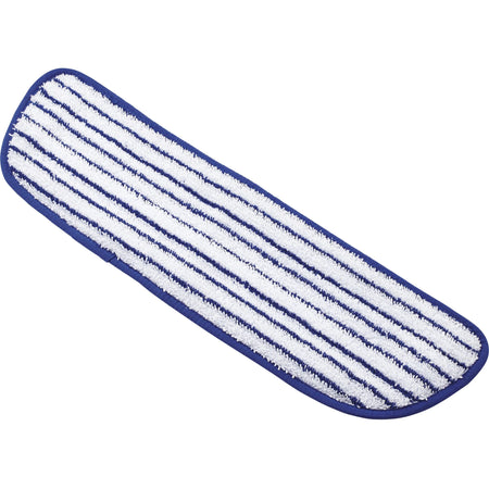 Rubbermaid Commercial 18’’ Microfiber Finish Mop - 5.5’’ Width x Length - MicroFiber - 6 / Carton - Mops & Refills