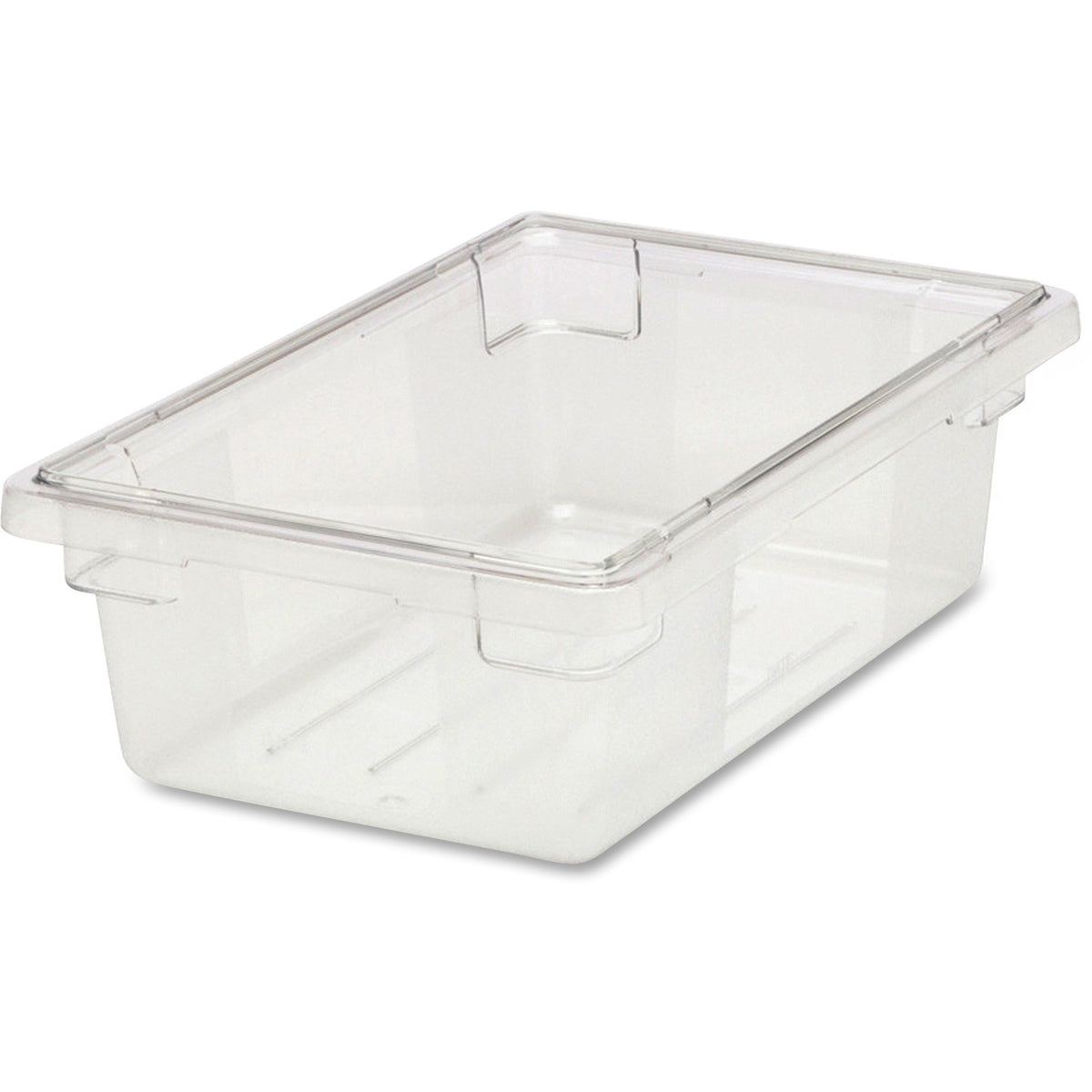 Rubbermaid Commercial 3-1/2 Gallon Clear Food/Tote Box - Dishwasher Safe - Polycarbonate Body - 6 / Carton - Food