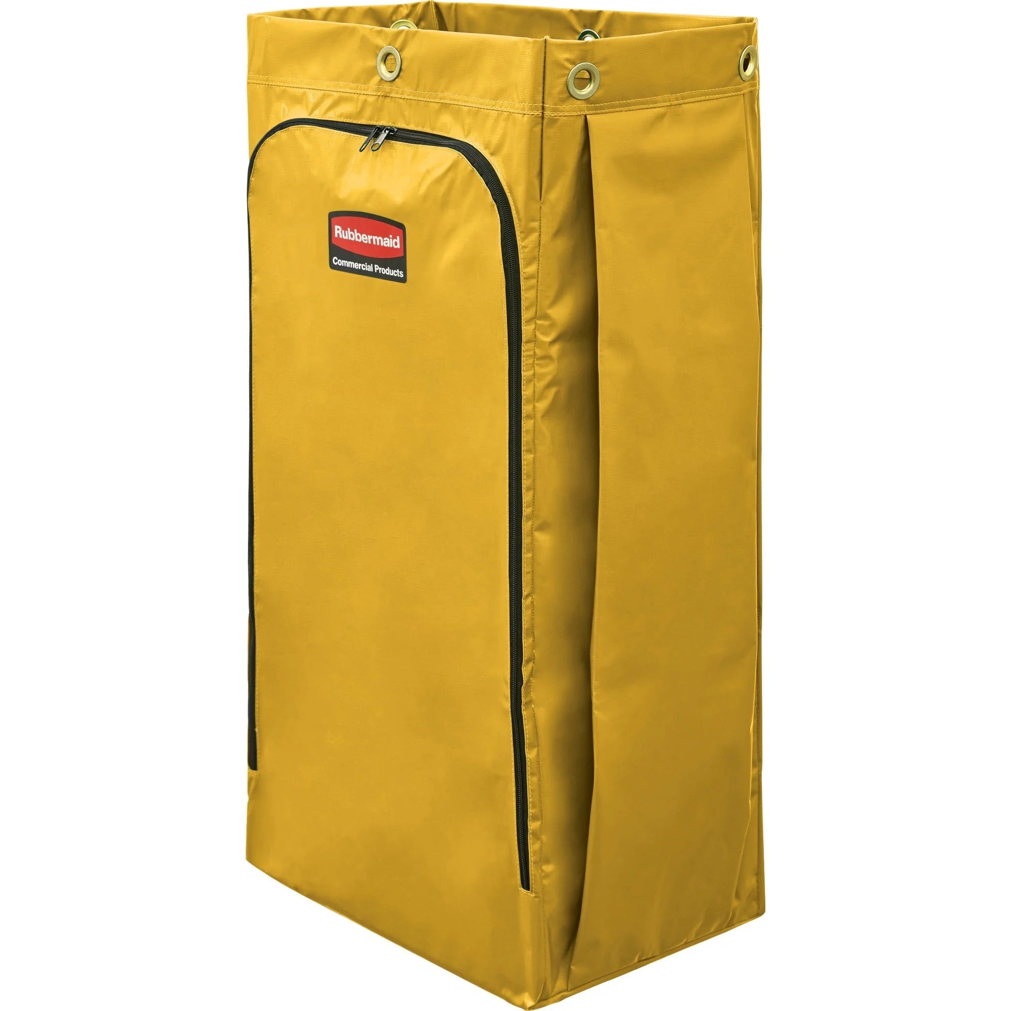 Rubbermaid Commercial 34 Gal Vinyl Bag for High Capacity Janitorial Cleaning Carts Yellow - gal - 16.80’’ Length x