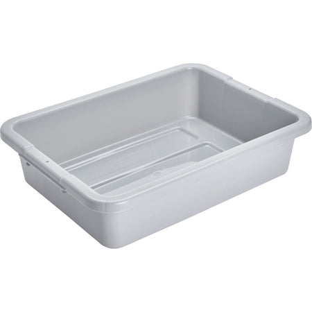 Rubbermaid Commercial 4.6G Bus/Utility Box - Dishwasher Safe - Gray - Plastic Body - 1 Each - Food Storage