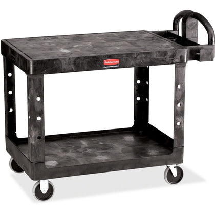 Rubbermaid Commercial 4525 Utility Cart: 2-Shelf 500 lb Capacity - Hand Trucks & Dollies