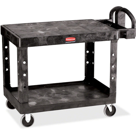 Rubbermaid Commercial 4525 Utility Cart: 2-Shelf 500 lb Capacity - Hand Trucks & Dollies