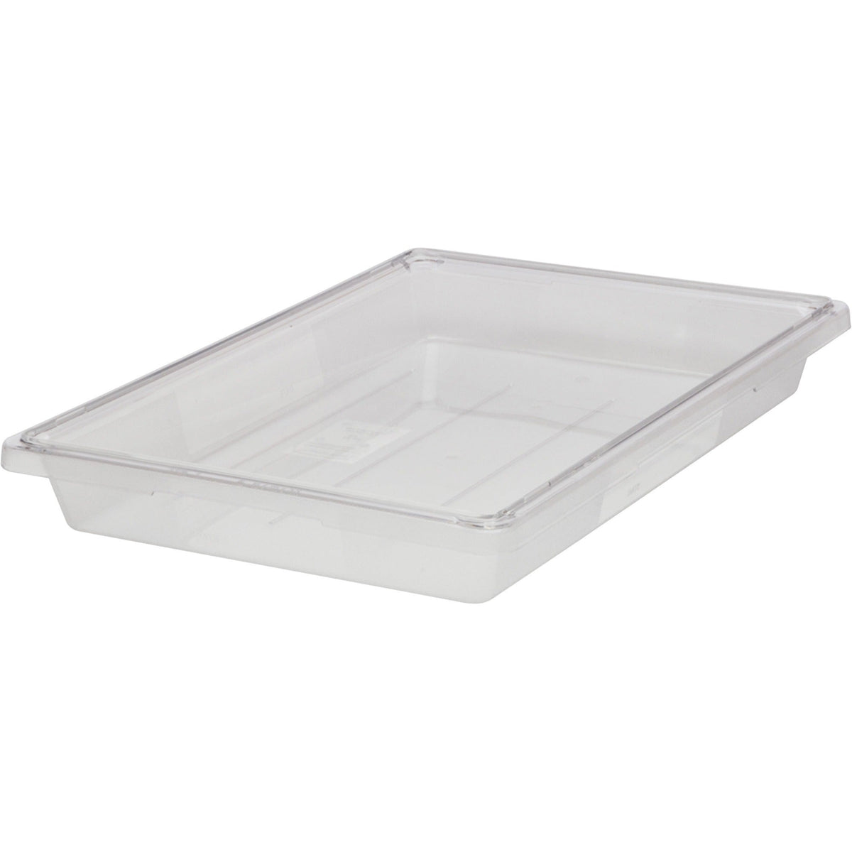 Rubbermaid Commercial 5 Gallon Food/Tote Box - Food - Clear - 1 Each - Storage