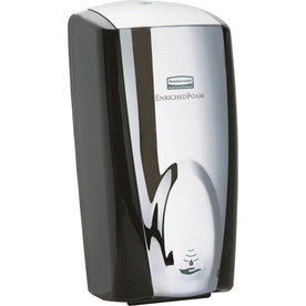 Rubbermaid Commercial Auto Foam Dispenser - Touch-free Automatic - Black/Chrome - Skin Care Dispensers & Refills