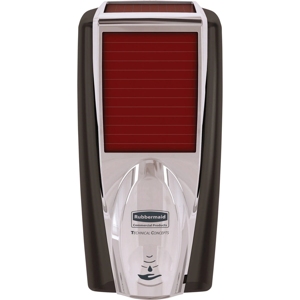 Rubbermaid Commercial AutoFoam Dispenser - Touch-free 1.16qt - Black/Chrome - Skin Care Dispensers & Refills