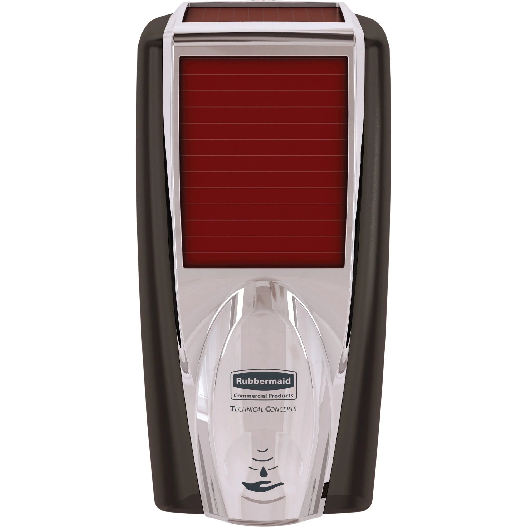 Rubbermaid Commercial AutoFoam Dispenser - Touch-free 1.16qt - Black/Chrome - Skin Care Dispensers & Refills