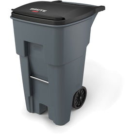 Rubbermaid Commercial Big Wheel Roll-out Container - 65 gal Capacity - Waste Containers & Lids