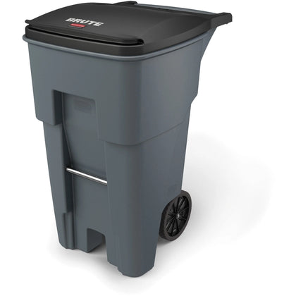 Rubbermaid Commercial Big Wheel Roll-out Container - 65 gal Capacity - Waste Containers & Lids