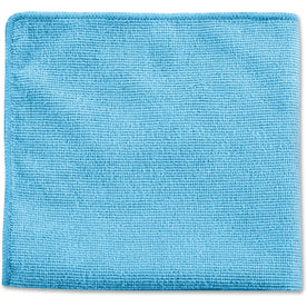 Rubbermaid Commercial Blue Cleaning Cloth - Reusable & Durable - 24/Pack - Sponges Pads Wipers