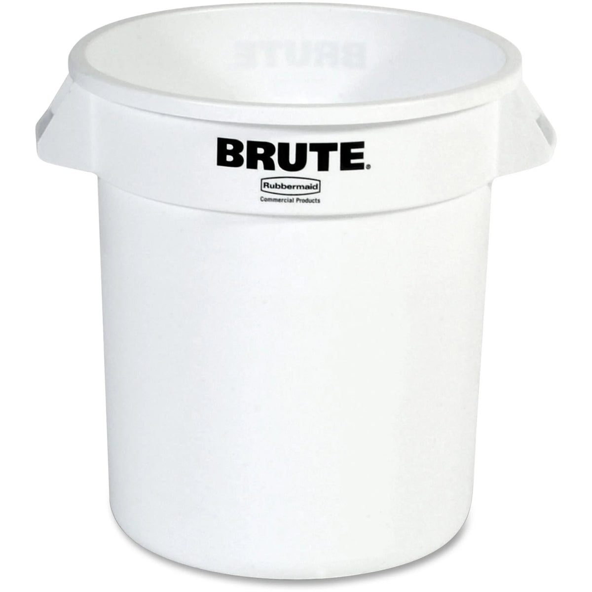 Rubbermaid Commercial Brute 10-Gallon Vented Containers - Durable Plastic 6-Pack - Waste & Lids