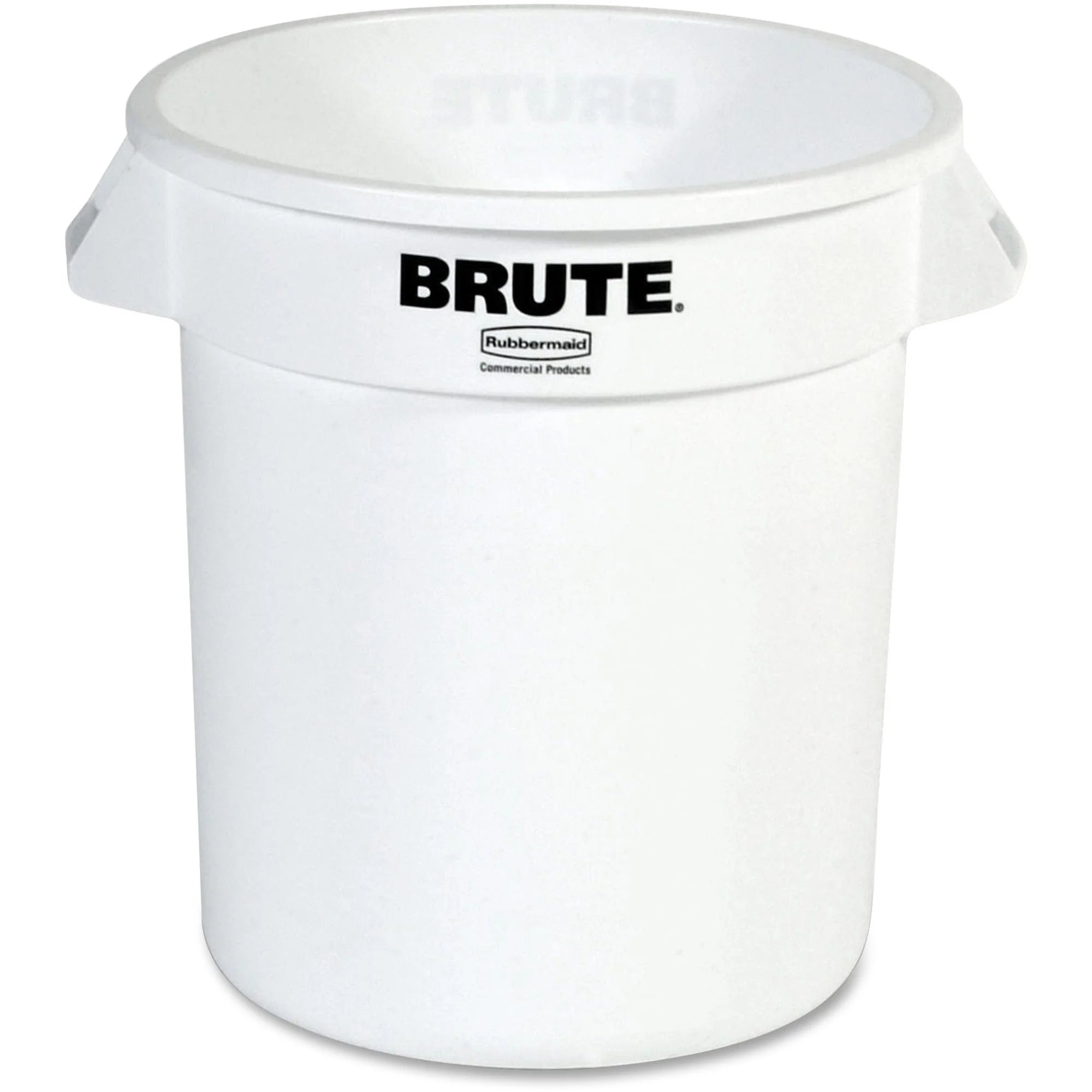 Rubbermaid Commercial Brute 10-Gallon Vented Containers - Durable Plastic 6-Pack - Waste & Lids