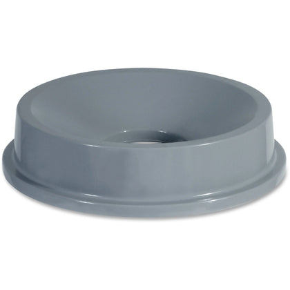 Rubbermaid Commercial Brute 32-Gallon Funnel Top Lid - Plastic Gray - Waste Containers & Lids