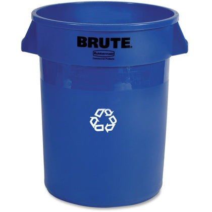 Rubbermaid Commercial Brute 32-Gallon Recycling Container - Heavy Duty Damage Resistant Bin - Bins