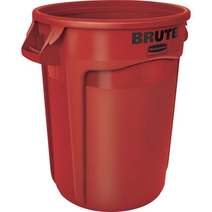 Rubbermaid Commercial Brute 32-Gallon Vented Container - Heavy Duty Round Bin - Waste Containers & Lids
