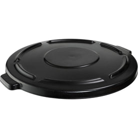 Rubbermaid Commercial Brute 44-Gallon Container Lid - Black Plastic - Waste Containers & Lids