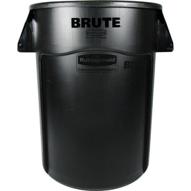 Rubbermaid Commercial Brute 44-Gallon Utility Containers - Heavy Duty Damage Resistant - 4/Carton - Waste & Lids