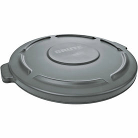 Rubbermaid Commercial Brute 55-Gallon Lid: Round Plastic Container Cover - Waste Containers & Lids