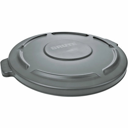 Rubbermaid Commercial Brute 55-Gallon Lid: Round Plastic Container Cover - Waste Containers & Lids