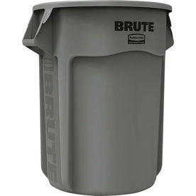 Rubbermaid Commercial Brute 55-Gallon Vented Container - 55 gal Capacity - Round - Handle Heavy Duty Reinforced UV