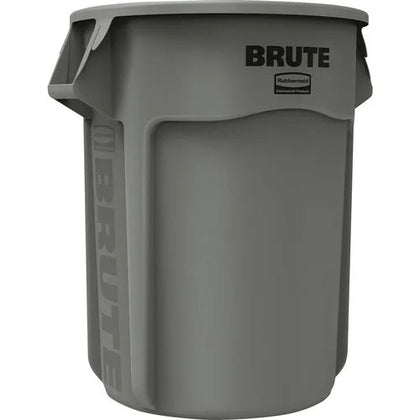 Rubbermaid Commercial Brute 55-Gallon Vented Container - 55 gal Capacity - Round - Handle Heavy Duty Reinforced UV