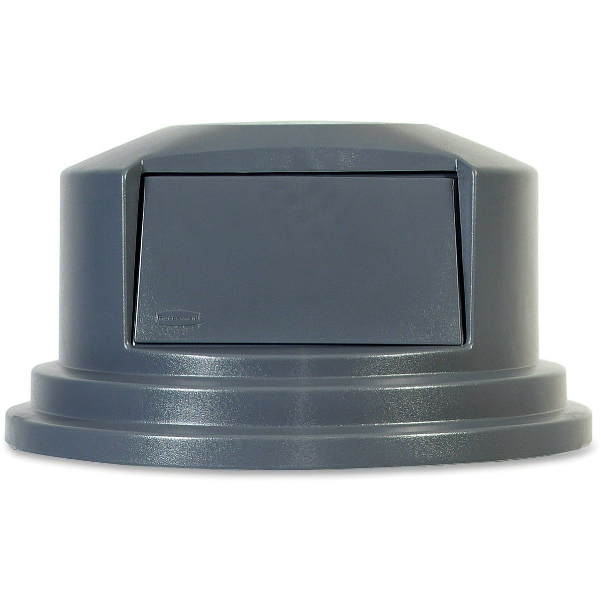 Rubbermaid Commercial Brute Dome Top 55-gal Container - Gray Plastic - Waste Containers & Lids