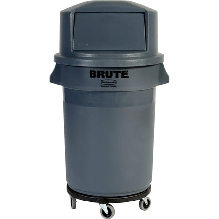 Rubbermaid Commercial Brute Easy Twist Round Dolly - 350 lb Capacity - 5 Casters - Structural Foam - x 18.3’’ Width