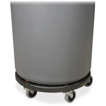 Rubbermaid Commercial Brute Easy Twist Round Dolly - 350 lb Capacity - 5 Casters - Structural Foam - x 18.3’’ Width