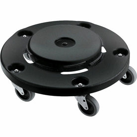 Rubbermaid Commercial Brute Easy Twist Round Dolly - 350 lb Capacity - 5 Casters - Structural Foam - x 18.3’’ Width
