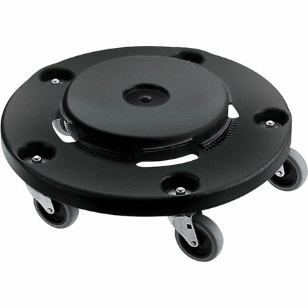 Rubbermaid Commercial Brute Easy Twist Round Dolly - 350 lb Capacity - 5 Casters - Structural Foam - x 18.3’’ Width