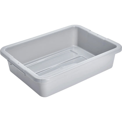 Rubbermaid Commercial Bus/Utility Box - Dishwasher Safe - Gray Plastic - 12/Carton - Food Storage