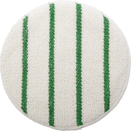 Rubbermaid Commercial Carpet Bonnet - Scrubber Strip - White/Green - Floor Machines & Accessories