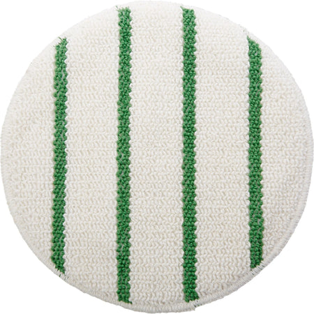 Rubbermaid Commercial Carpet Bonnet - Scrubber Strip - White/Green - Floor Machines & Accessories